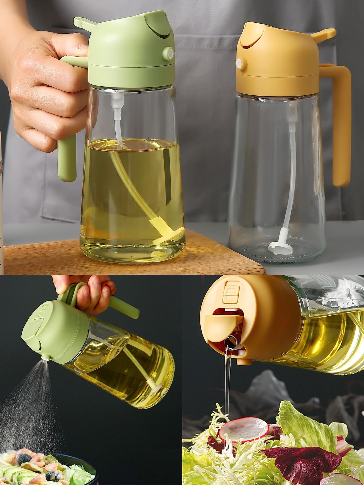 SprayChef™: Dispensador De Aceite 2 En 1 que controla y simplifica tu cocina