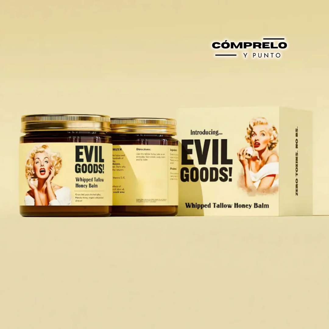 ✨ Sebo de Res Evil Goods 🧴 Hidratación Natural que tu Piel Agradece