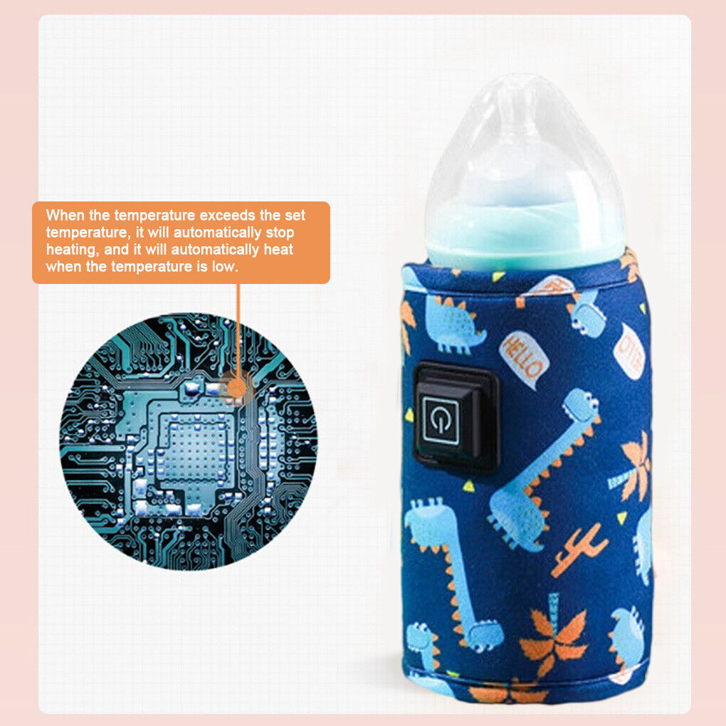 BabyWarm™: ¡Alimenta a tu bebé en cualquier lugar con la Funda Térmica USB para Teteros!
