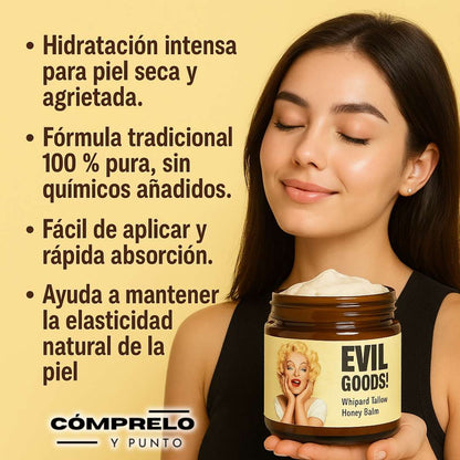 ✨ Sebo de Res Evil Goods 🧴  Hidratación  Natural que tu Piel Agradece