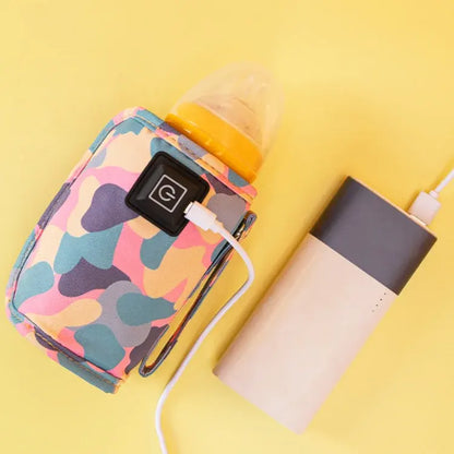 BabyWarm™: ¡Alimenta a tu bebé en cualquier lugar con la Funda Térmica USB para Teteros!